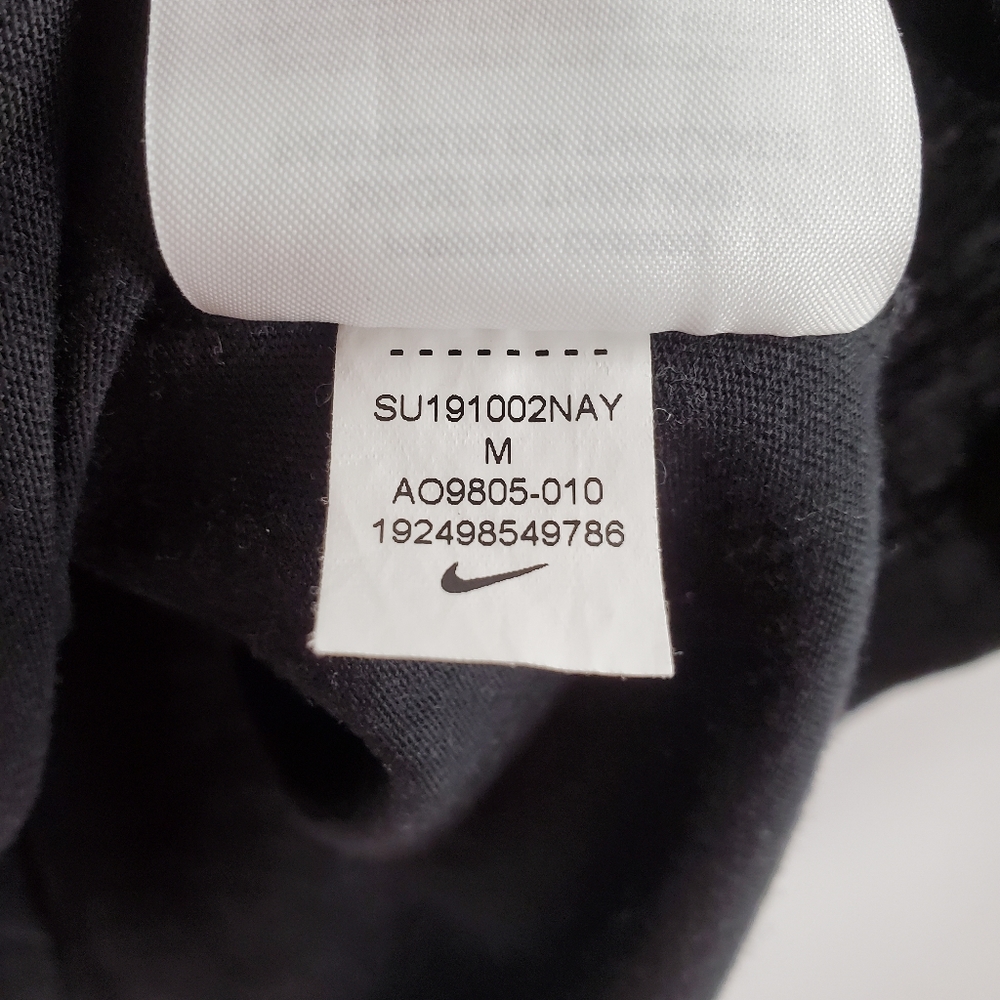 Nike Black Sleeveless Athletic Tank Top Cutout M - Picture 5 of 5